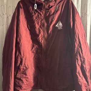 Port Authority Men’s Burgundy Windbreaker Rain Jacket